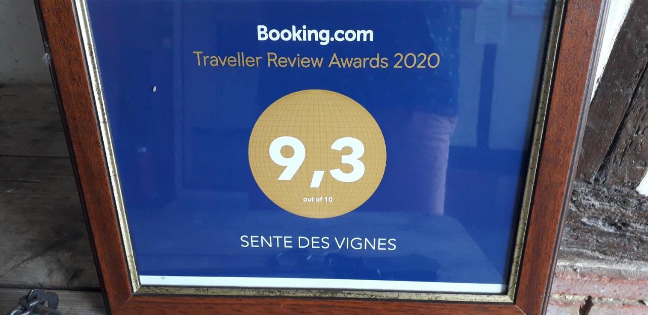 Bed and Breakfast La Sente Des Vignes Hauteville  Экстерьер фото
